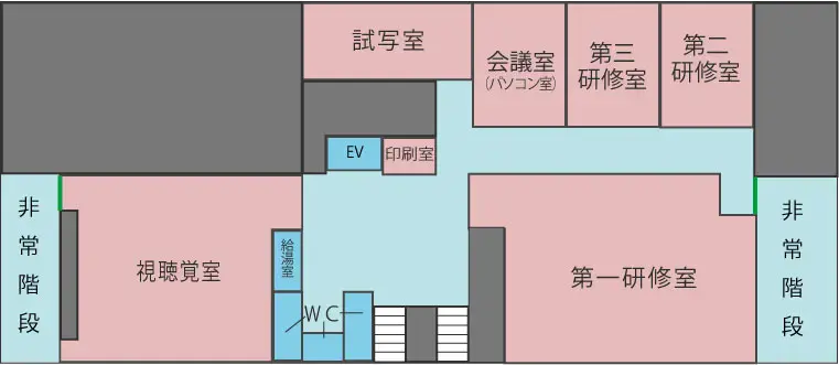 地下1階フロア図